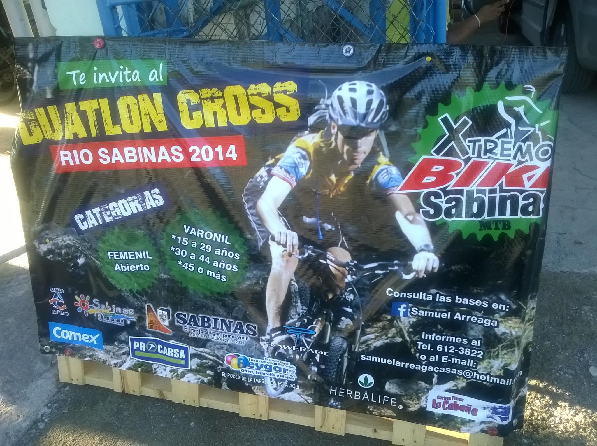 CelebraÂ Sabinas el Duatlón Cross Río Sabinas 2014 | La 