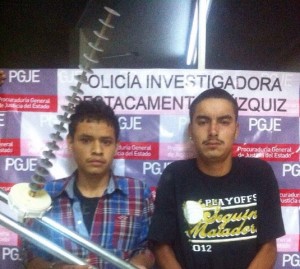 Joaquín Saúl Cortez González y Juan Daniel Rivera Martínez