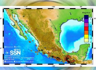 Hubo 2 mil 435 temblores durante abril en el país: SSN