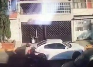 Cámara graba ataque a jefe policíaco, en Nezahualcóyotl