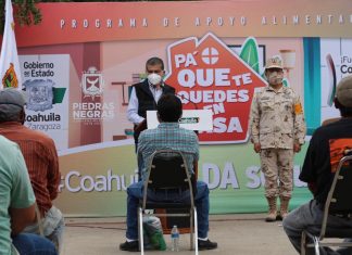 Entrega MARS apoyos alimentarios en Piedras Negras