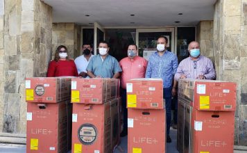 Entregan beneficios del programa “Mejoramiento de espacios educativos”, a Conalep en Múzquiz