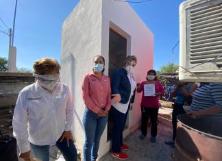 Luisa Alejandra Santos Cadena entrega beneficios del programa “Ampliación de Vivienda” en Minas de Barroterán