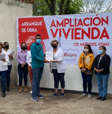 Ponen en marcha acciones del programa “Ampliación de Vivienda” en Múzquiz