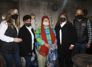 Entregan apoyos en despensa alimenticia y cobertores a adultos mayores vulnerables de los minerales de Múzquiz, a través del programa AMA