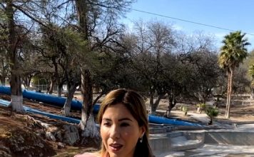 Rehabilitan parque la cascada en Múzquiz para su reapertura el domingo 20 de marzo