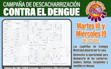Descacharrización en la colonia año 2000