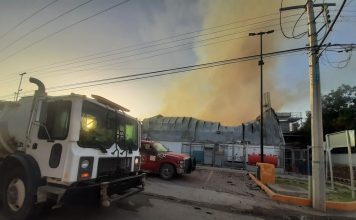 Instruyó MALG a bomberos colaborar en incendio de Melchor Múzquiz resalta comandante gesto solidario de alcalde