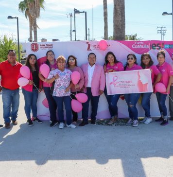 MARCHAN EN NUEVA ROSITA CONTRA EL CÁNCER